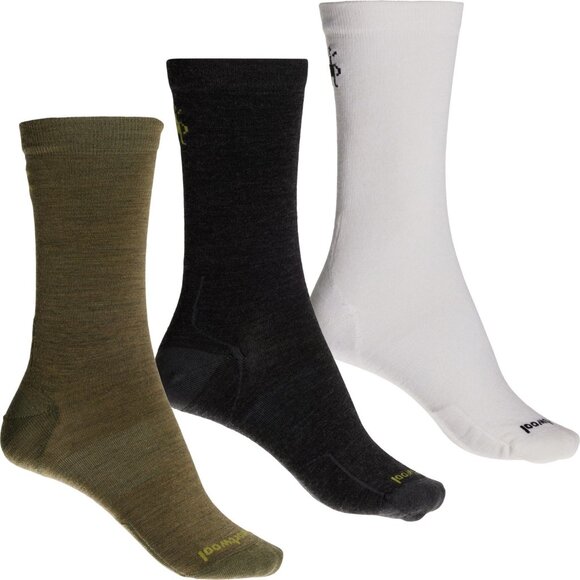 SmartWool Everyday Anchor Line Crew Socks Trio 2 Gift Box Set Mens XL Multicolor - Picture 1 of 4